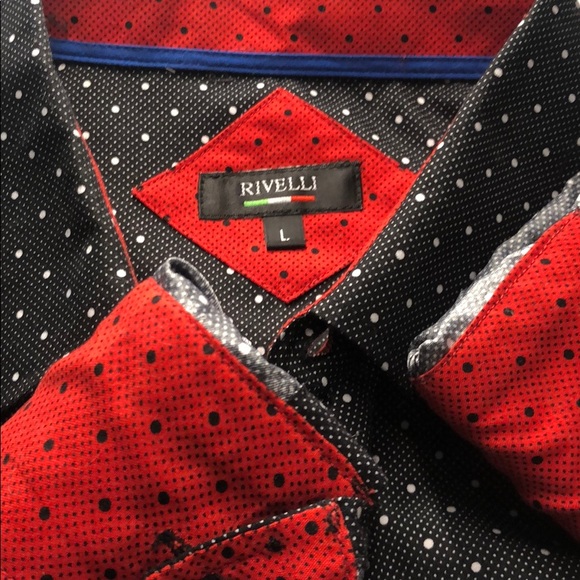 Rivelli polka-dot button-down shirt - Picture 2 of 5